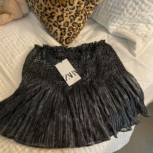 Sparkly black/grey Zara skirt!